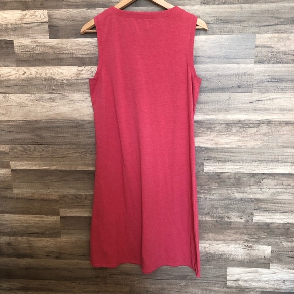 Royal Robbins Sleeveless Pink Cotton Dress Medium - Picture 7 of 8